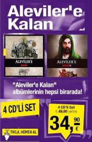 Aleviler'e Kalan Seti (4 CD Birarada) Musa Eroğlu, Ahmet Aslan, Kıvırcık Ali